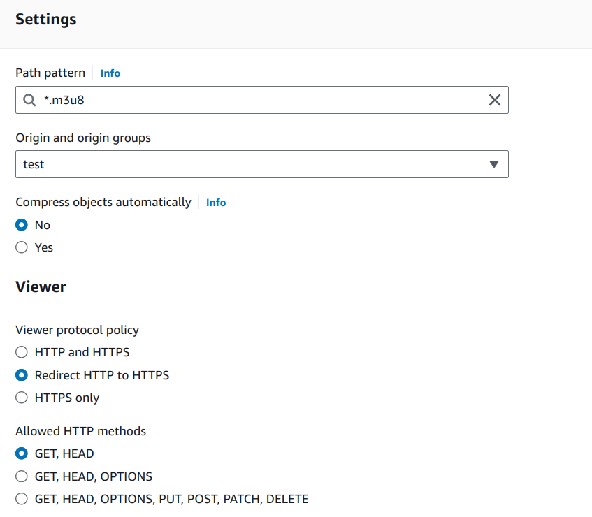 m3u8 Cache behaviour